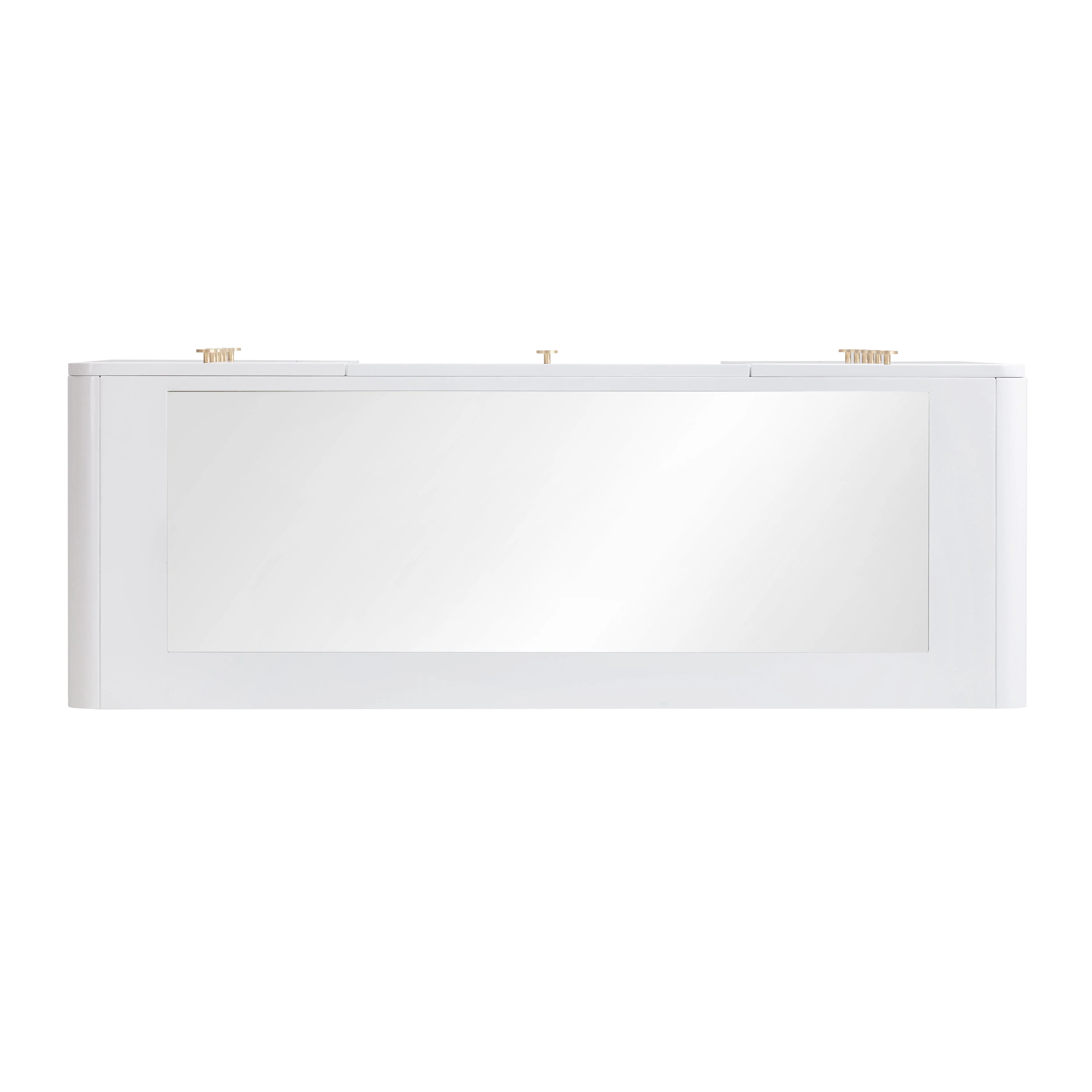 Hollywood 56" White Desk with Vanity Mirror - Image 14