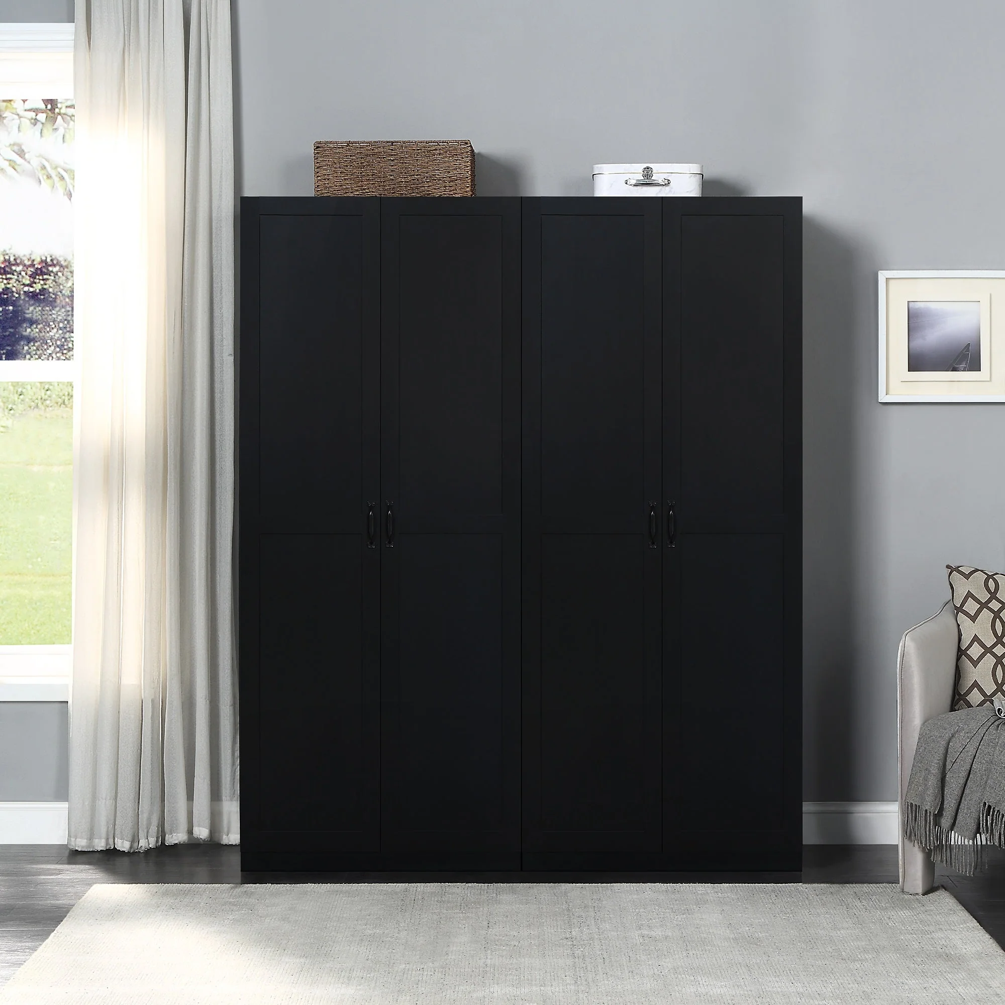 Hopkins Storage Closet 4.0 in Black (set of 2) - Image 2