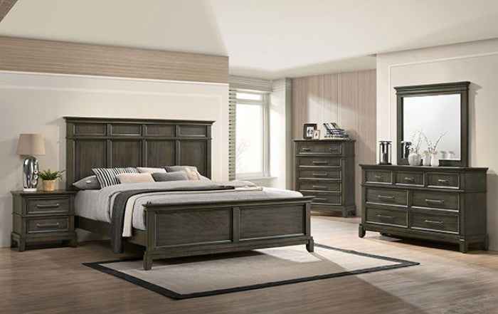 Houston Gray 4-Piece Queen Bedroom Set