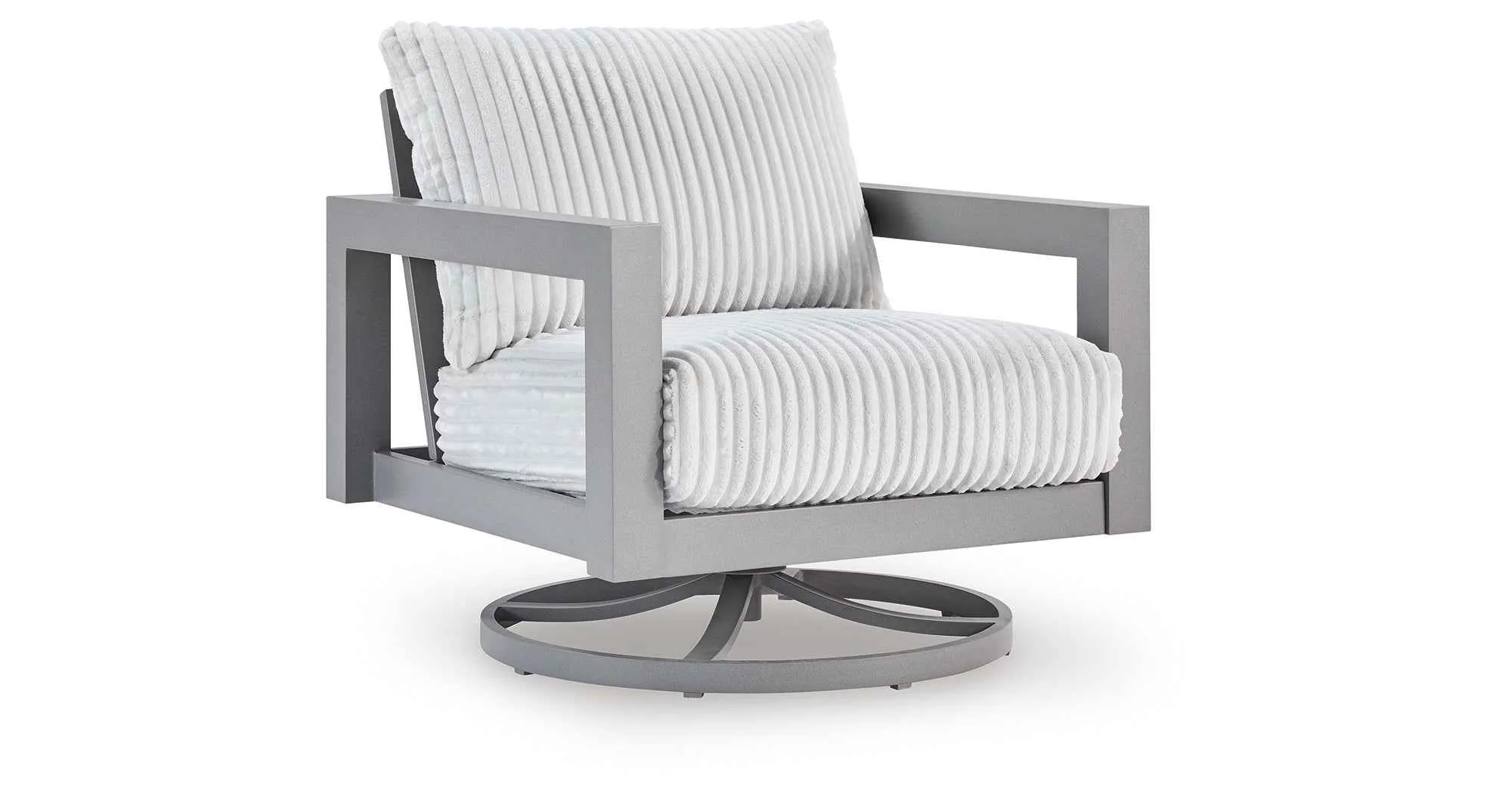 Hurley Park Gray Outdoor Sofa with 2 Lounge Chairs - Image 12