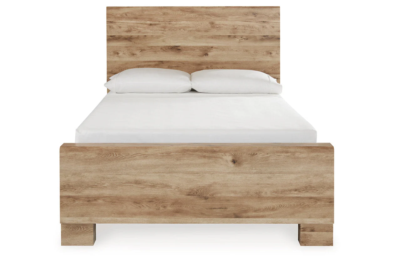 Hyanna Tan Brown Youth Storage Platform Bedroom Set with 4 Drawers - Image 7