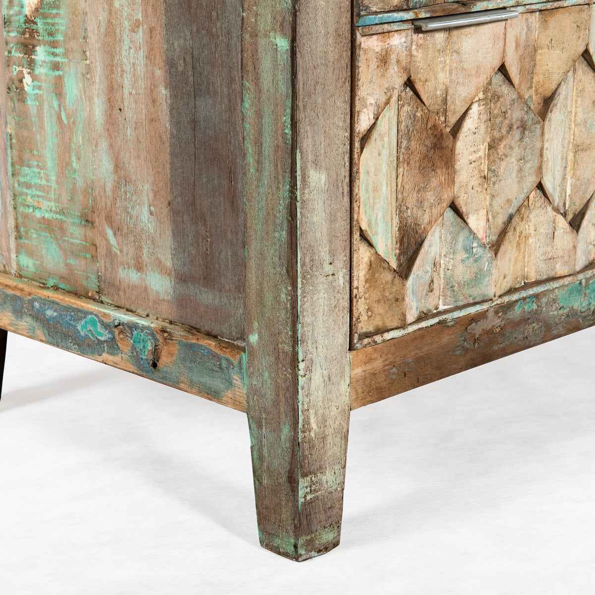 Ibiza 57" Dresser in Vintage Teal Reclaimed Wood - Image 6