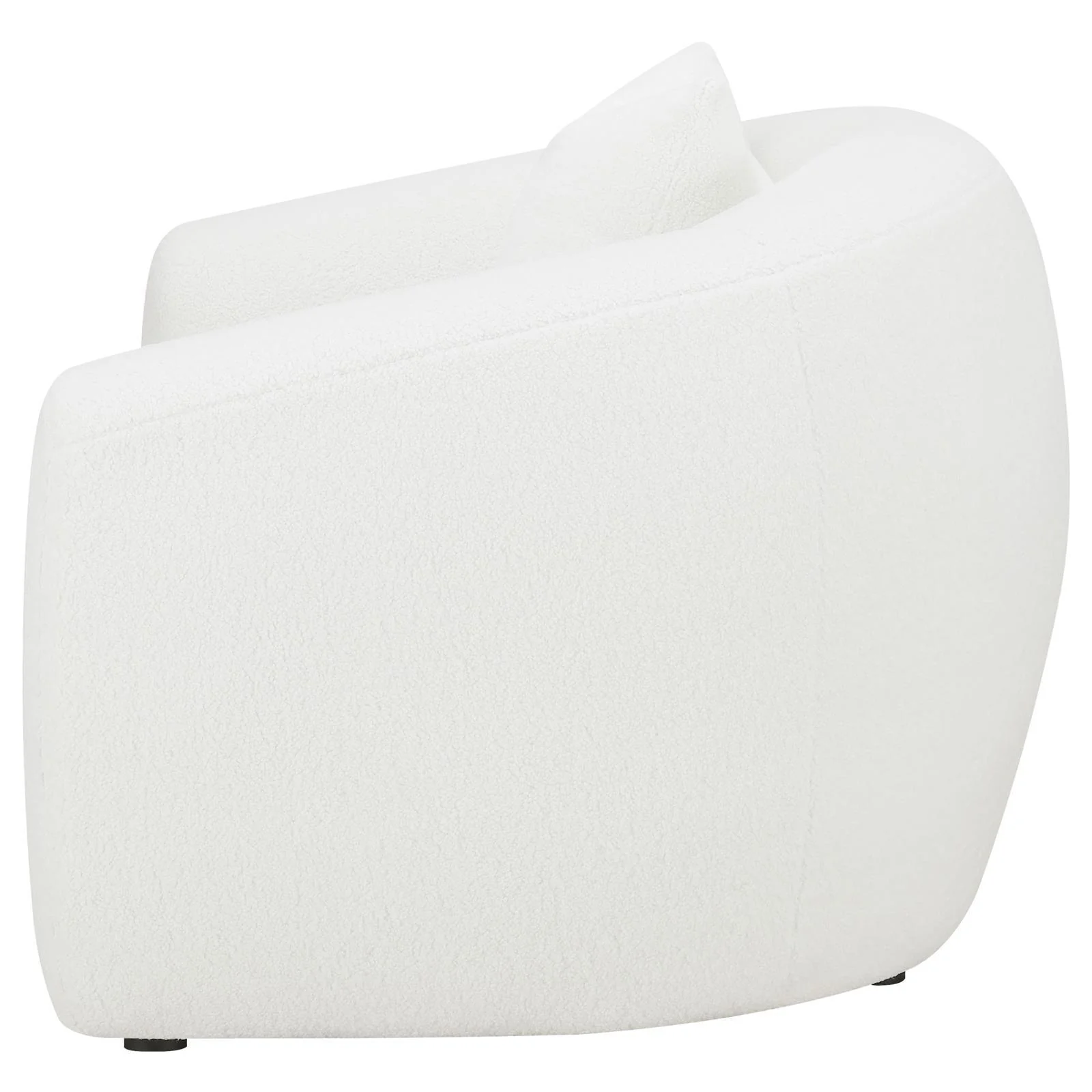 Isabella Upholstered Tight Back Chair White - Image 5