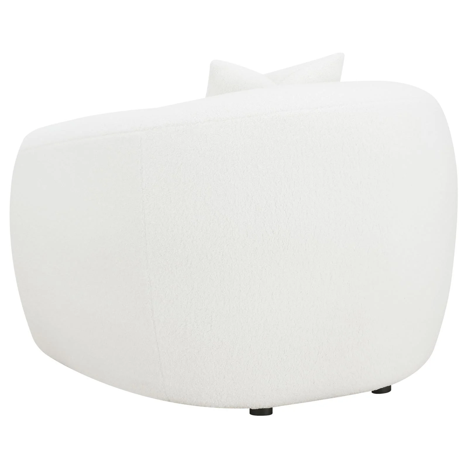 Isabella Upholstered Tight Back Chair White - Image 6