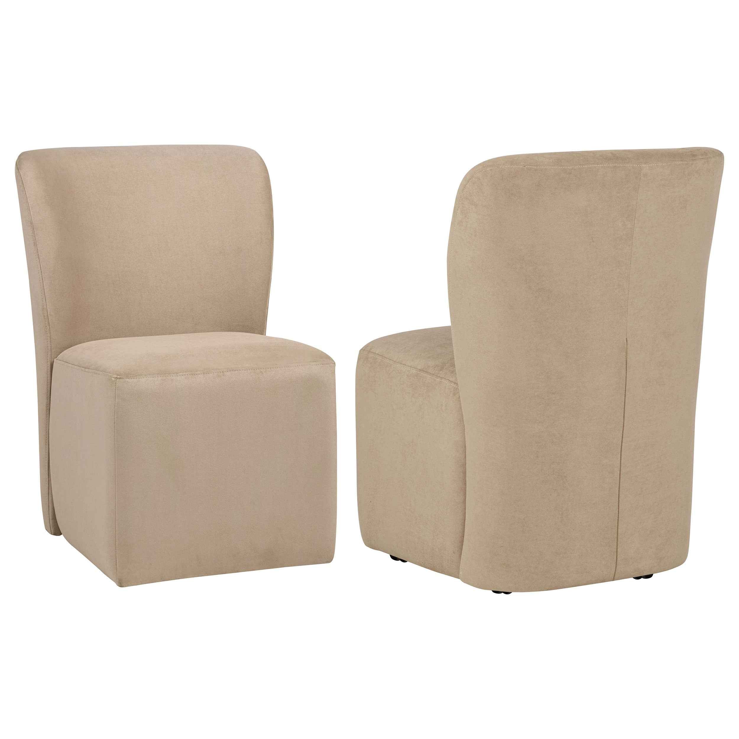 Jaelynn Tan Upholstered Parsons Dining Side Chair (Set of 2)