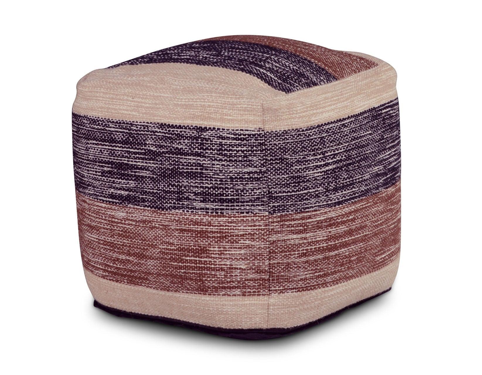 Jamal Handwoven Pouf - Image 3