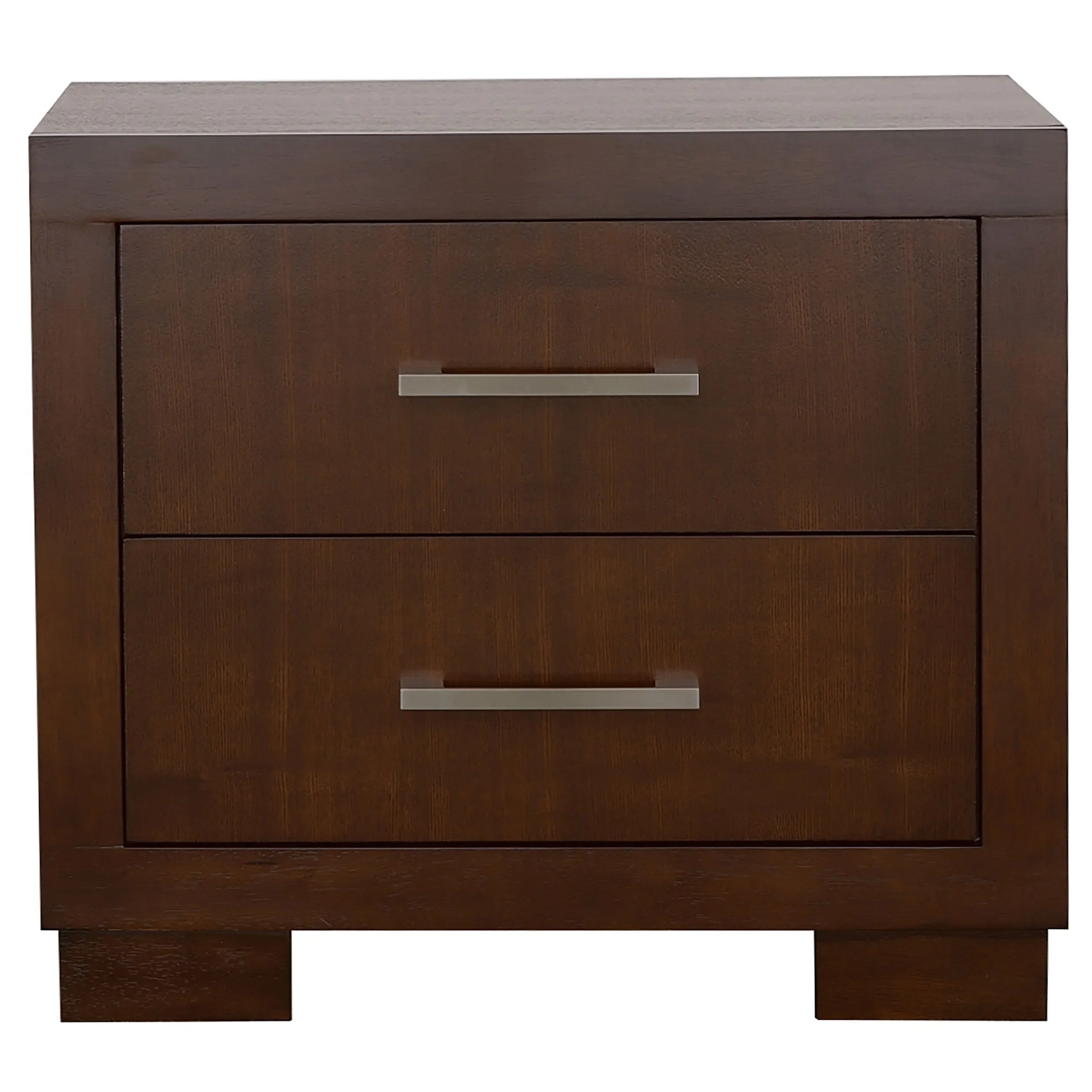 Jessica Cappuccino 5-Piece Queen Bedroom Set with Nightstand Panels - Image 5