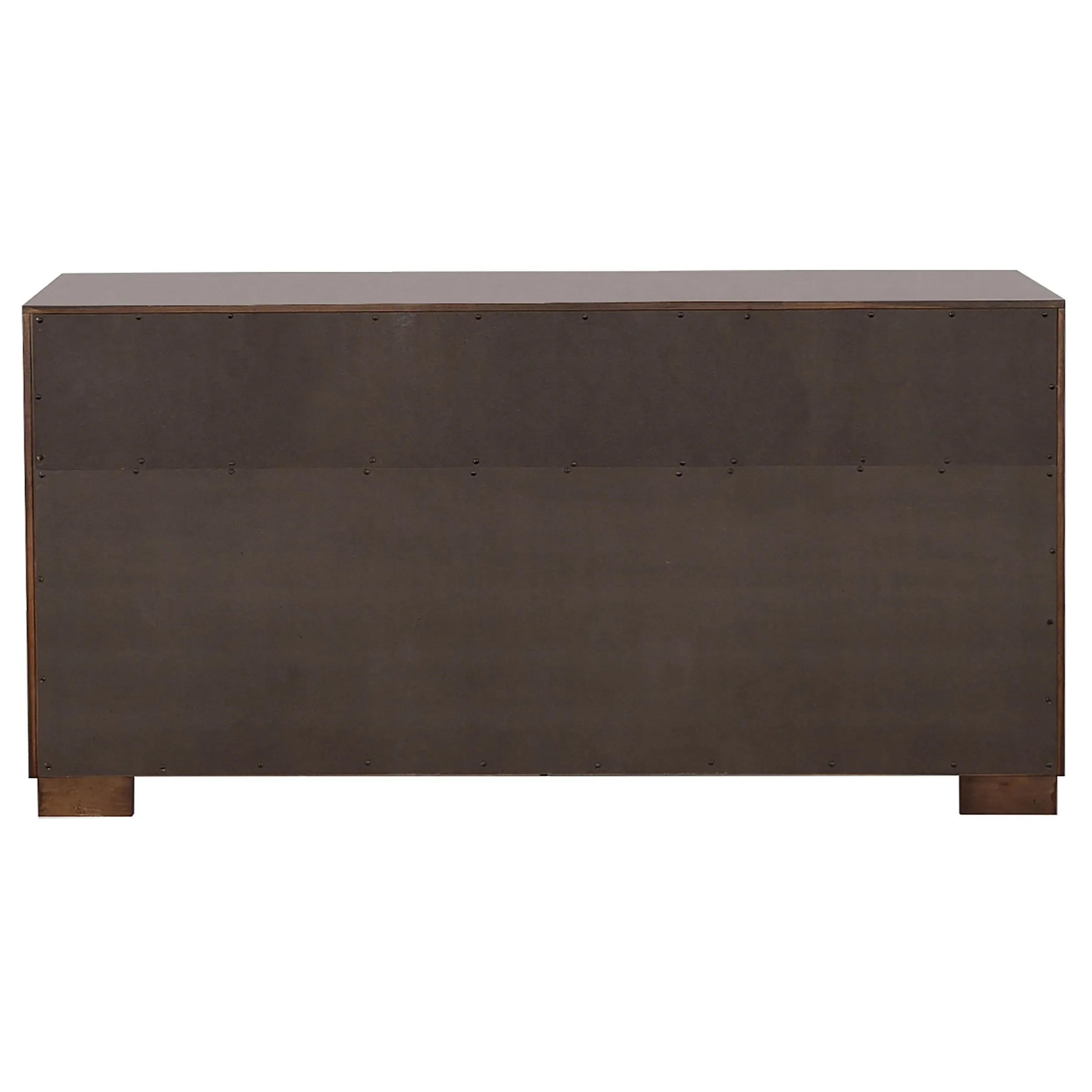 Jessica Cappuccino 5-Piece Queen Bedroom Set with Nightstand Panels - Image 9