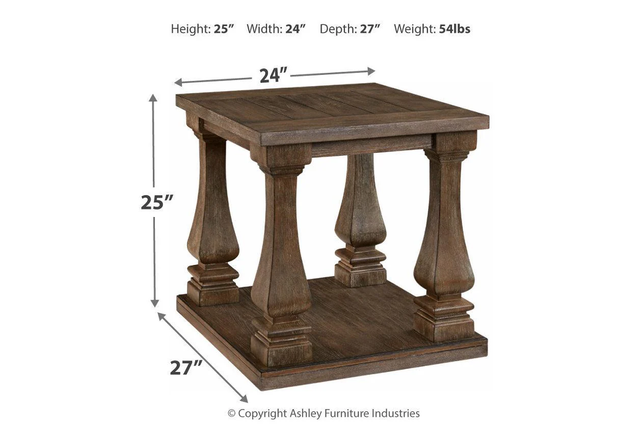 Johnelle Gray End Table - Image 3