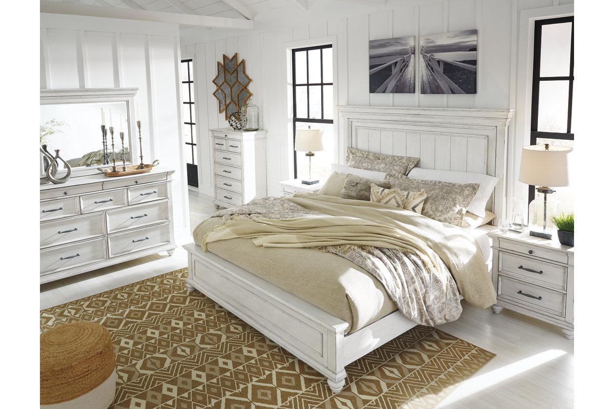 Kanwyn Whitewash California King Panel Bed - Image 14