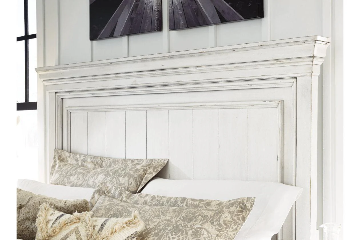 Kanwyn Whitewash California King Panel Bed - Image 3