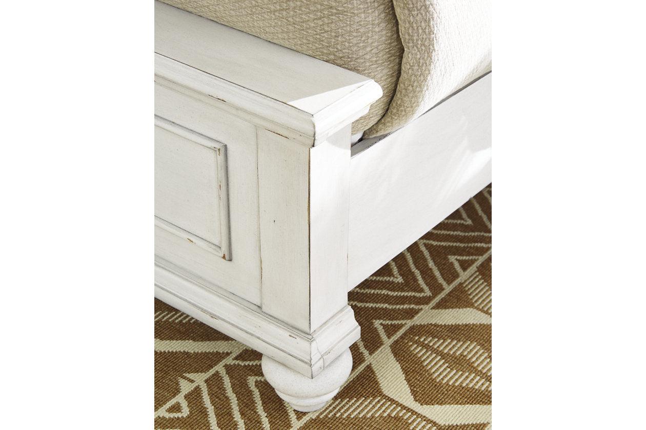 Kanwyn Whitewash California King Panel Bed - Image 5