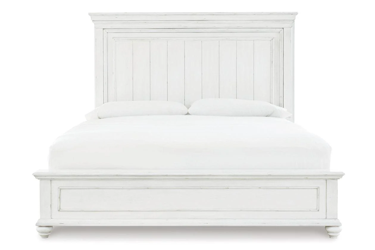 Kanwyn Whitewash California King Panel Bed - Image 7