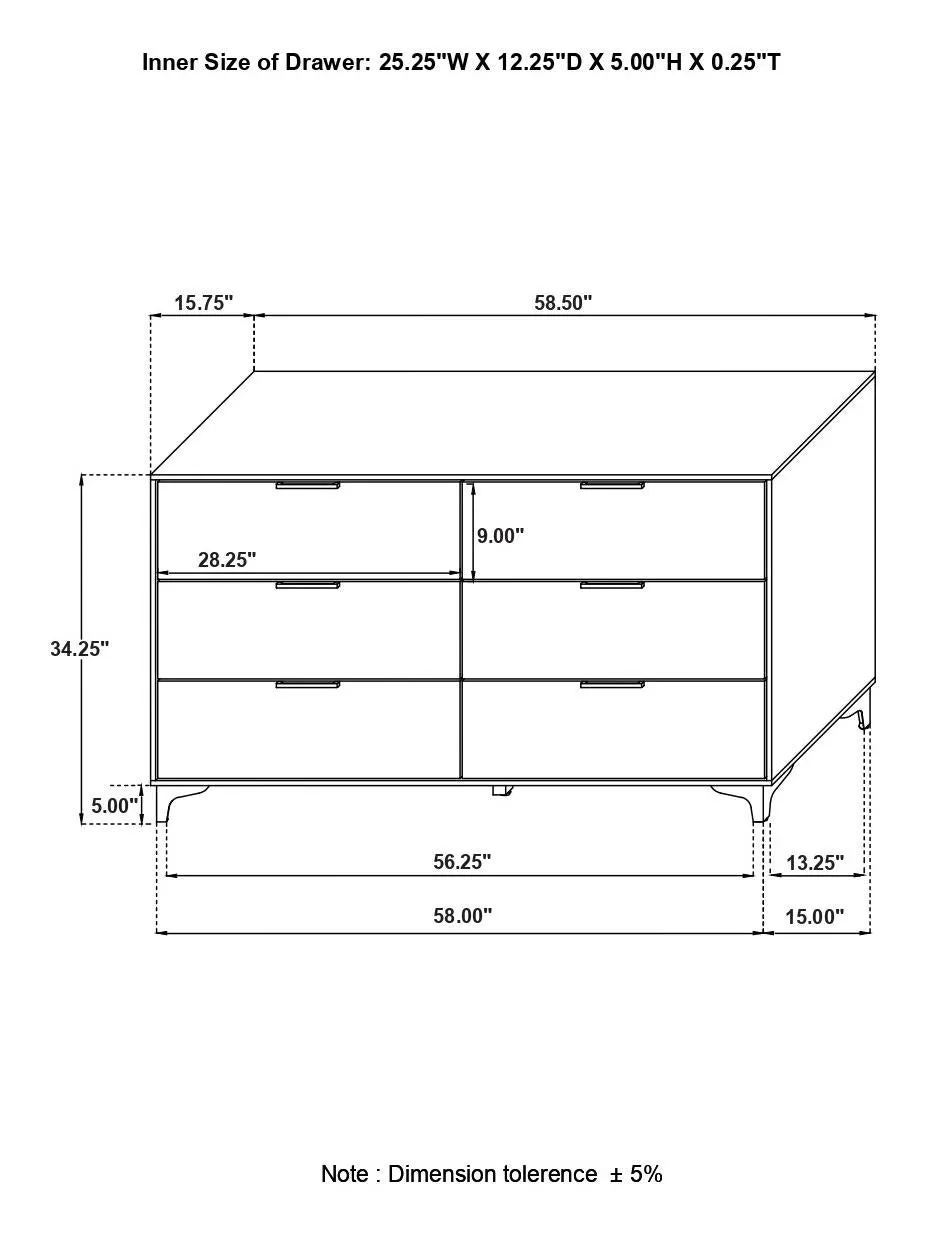 Kendall White 4-Piece Queen Bedroom Set - Image 14