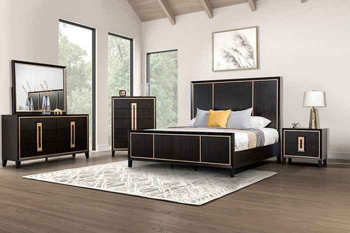 Kenyada Espresso 4-Piece Queen Bedroom Set