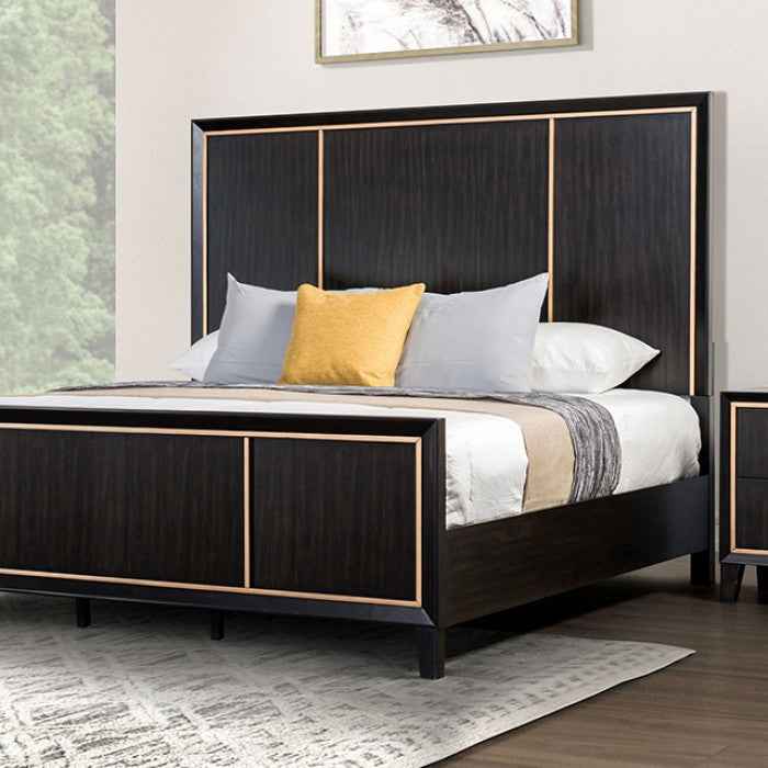 Kenyada Espresso 4-Piece Queen Bedroom Set - Image 4