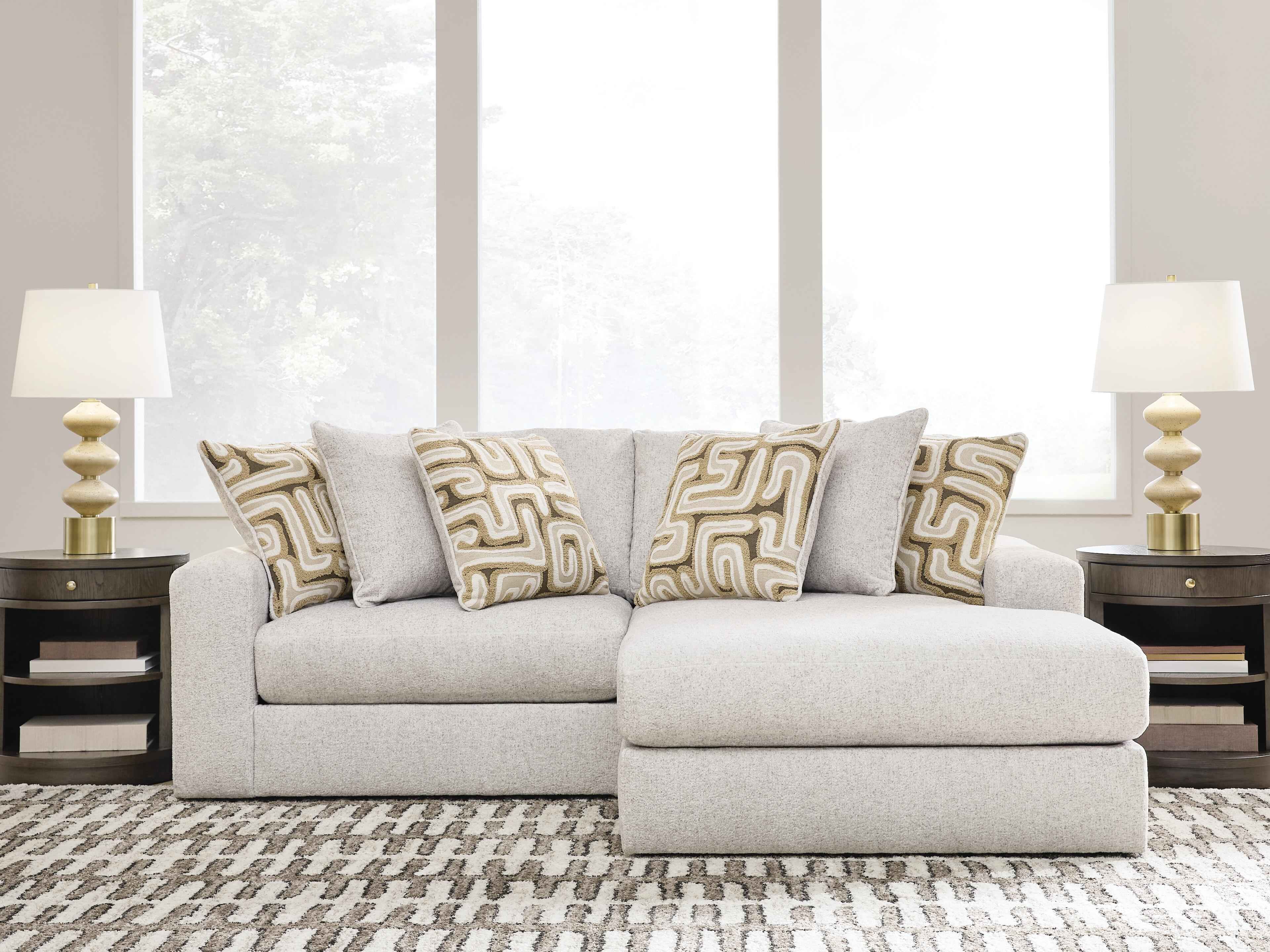 Kestrie Feathered 2-Piece Sectional with RAF Chaise