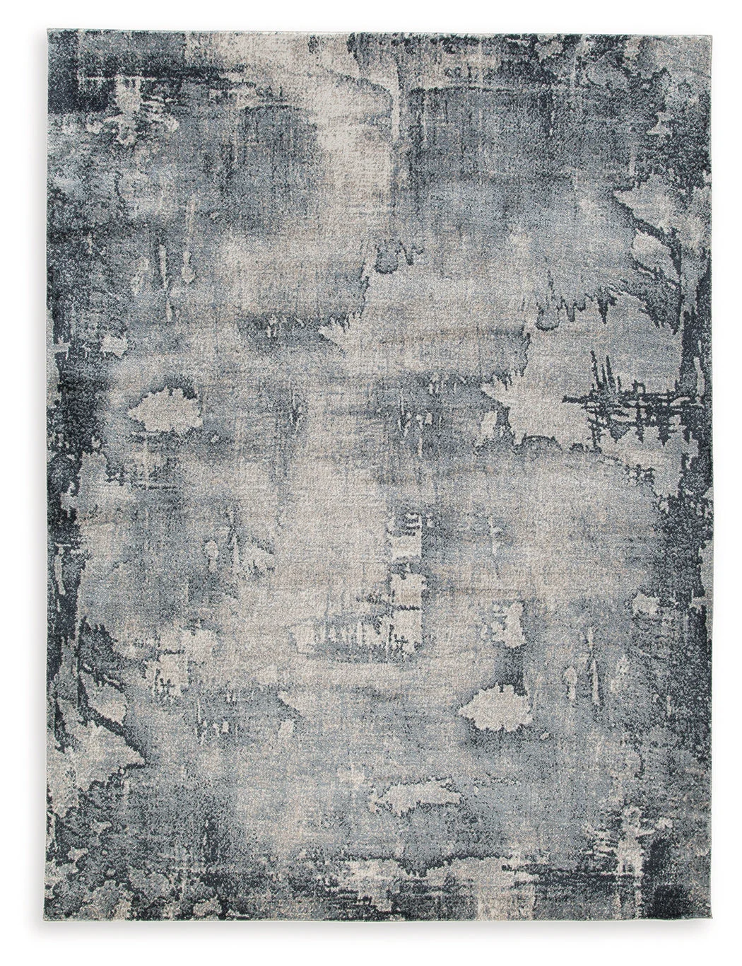 Langrich Blue/Gray/Cream Medium Rug - Image 2