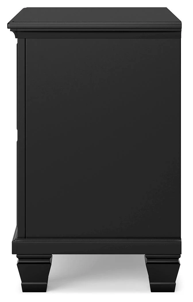 Lanolee Black Nightstand - Image 6