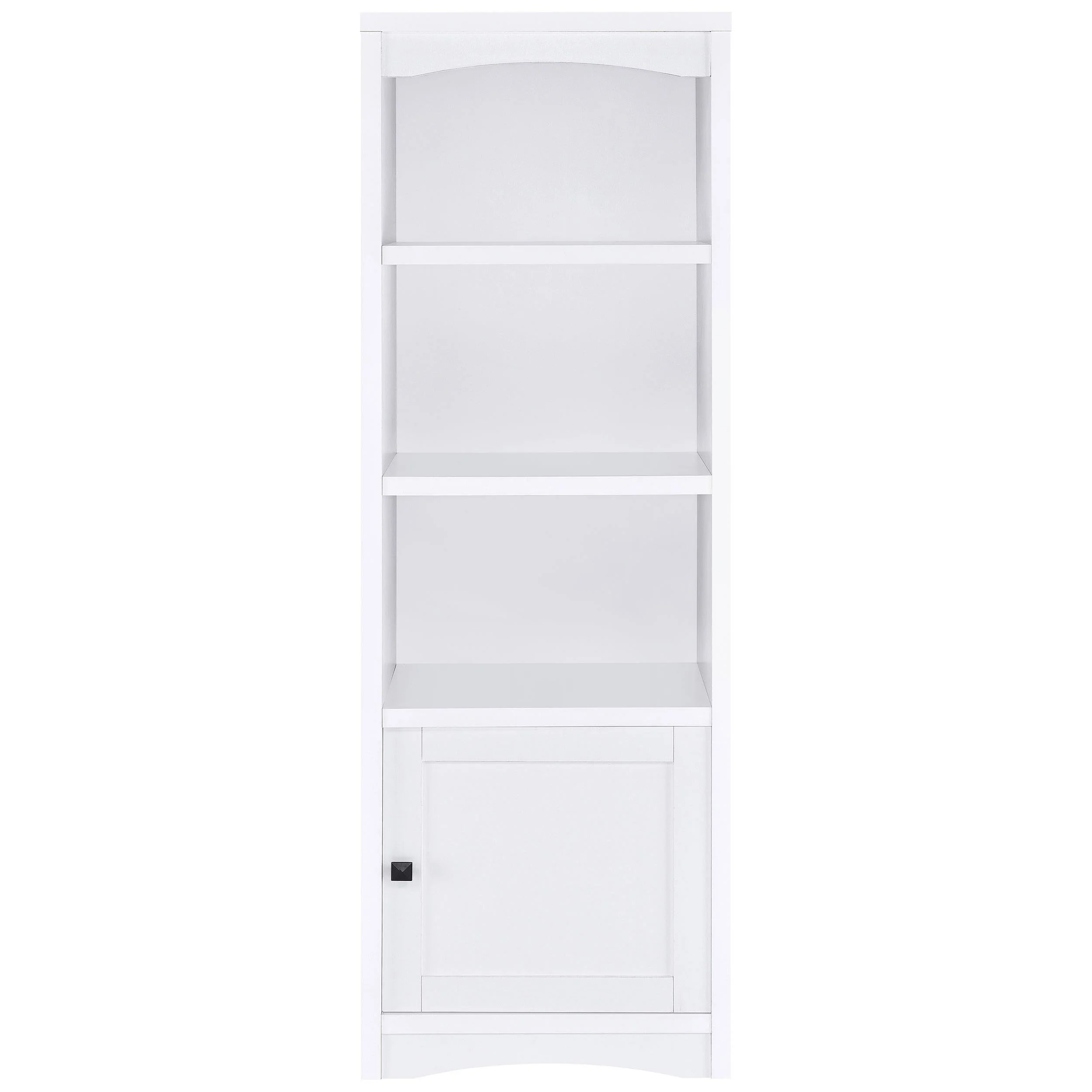Laughlin White 3-shelf Engineered Wood Media Tower - Image 4
