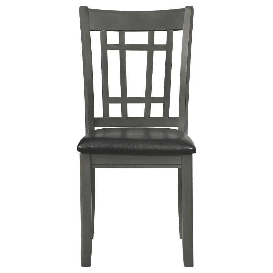 Lavon Medium Gray 5-Piece Dining Set - Image 9