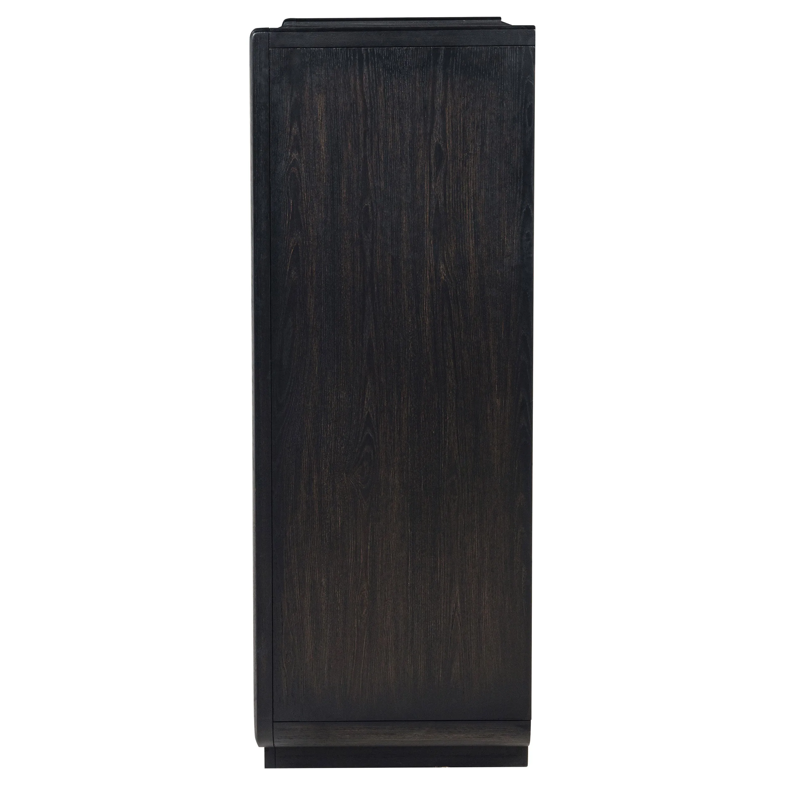 Leandro Burnished Black 5-drawer Bedroom Chest of Drawers - Image 4