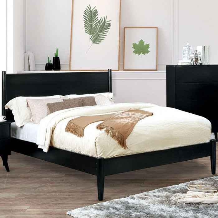 Lennart Black 4-Piece Full Bedroom Set - Image 2