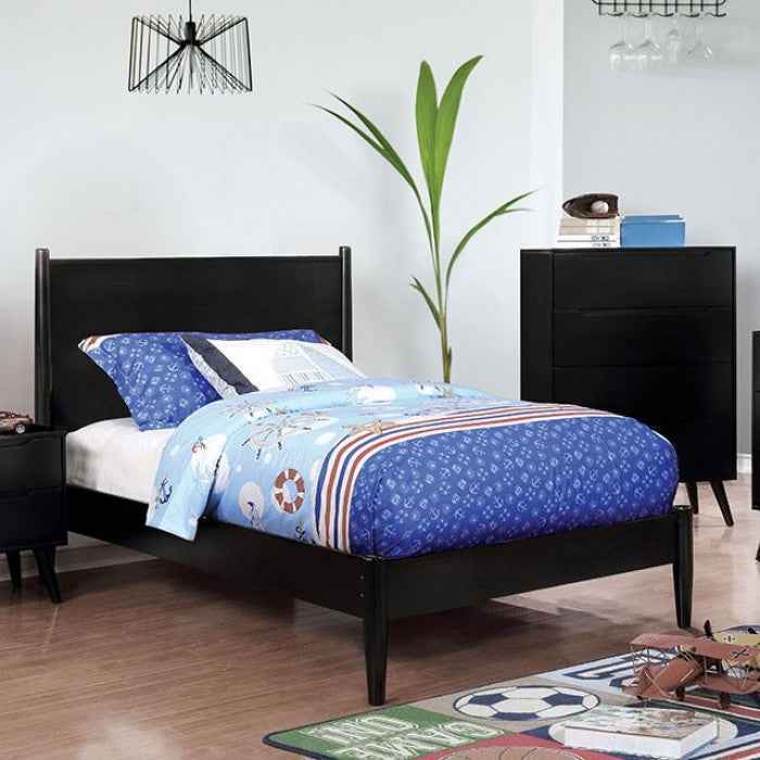 Lennart Black 4-Piece Full Bedroom Set - Image 4