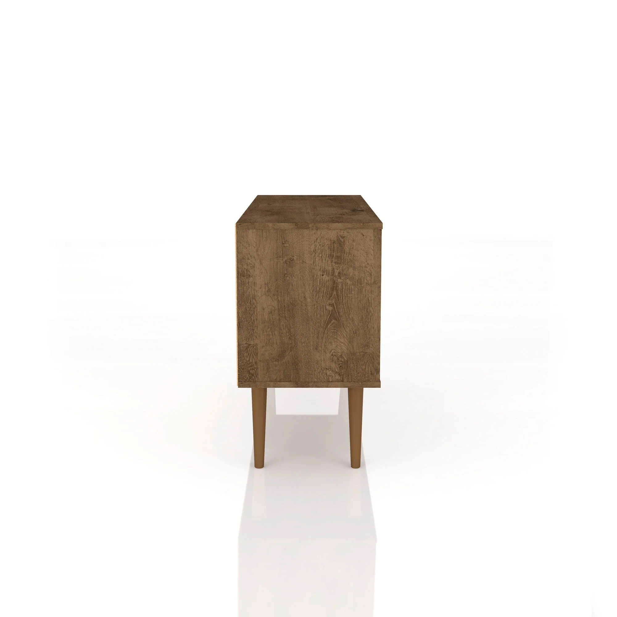 Liberty 42.52 TV Stand in Rustic Brown and White - Image 5