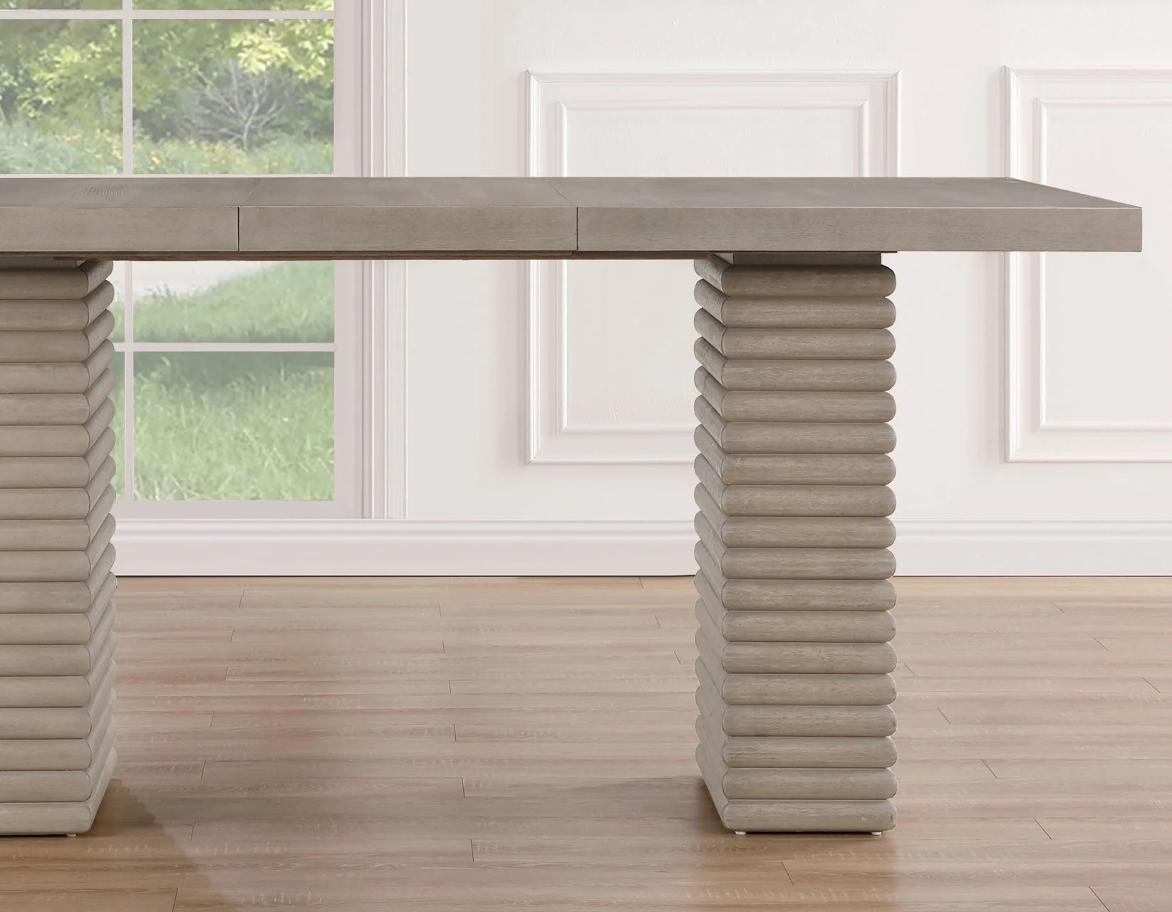 Lily Greige Counter Height Dining Set - Image 6