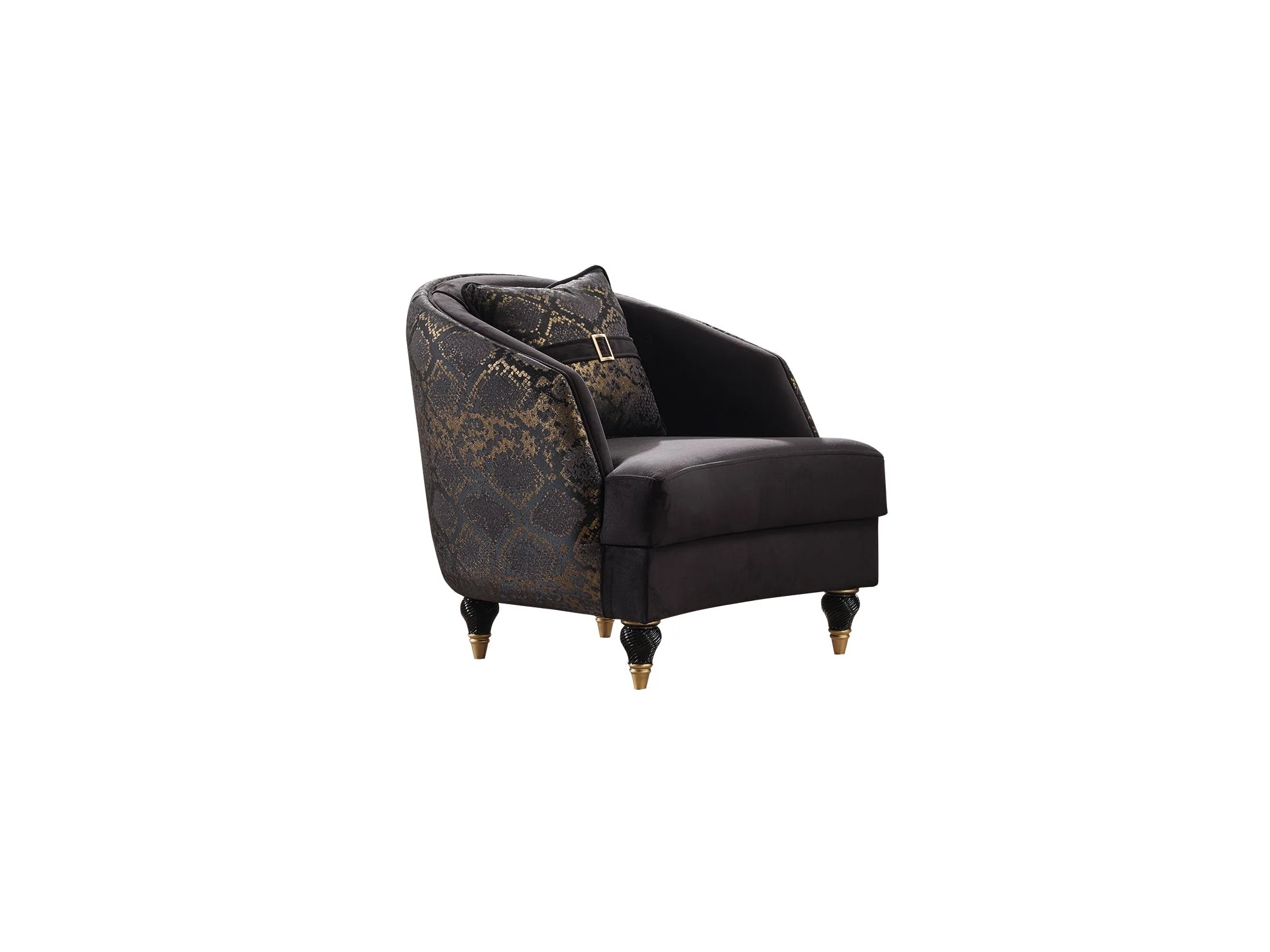 Lima Black 3-pieces (Sofa & Loveseat & Chair) Living Room Set - Image 9