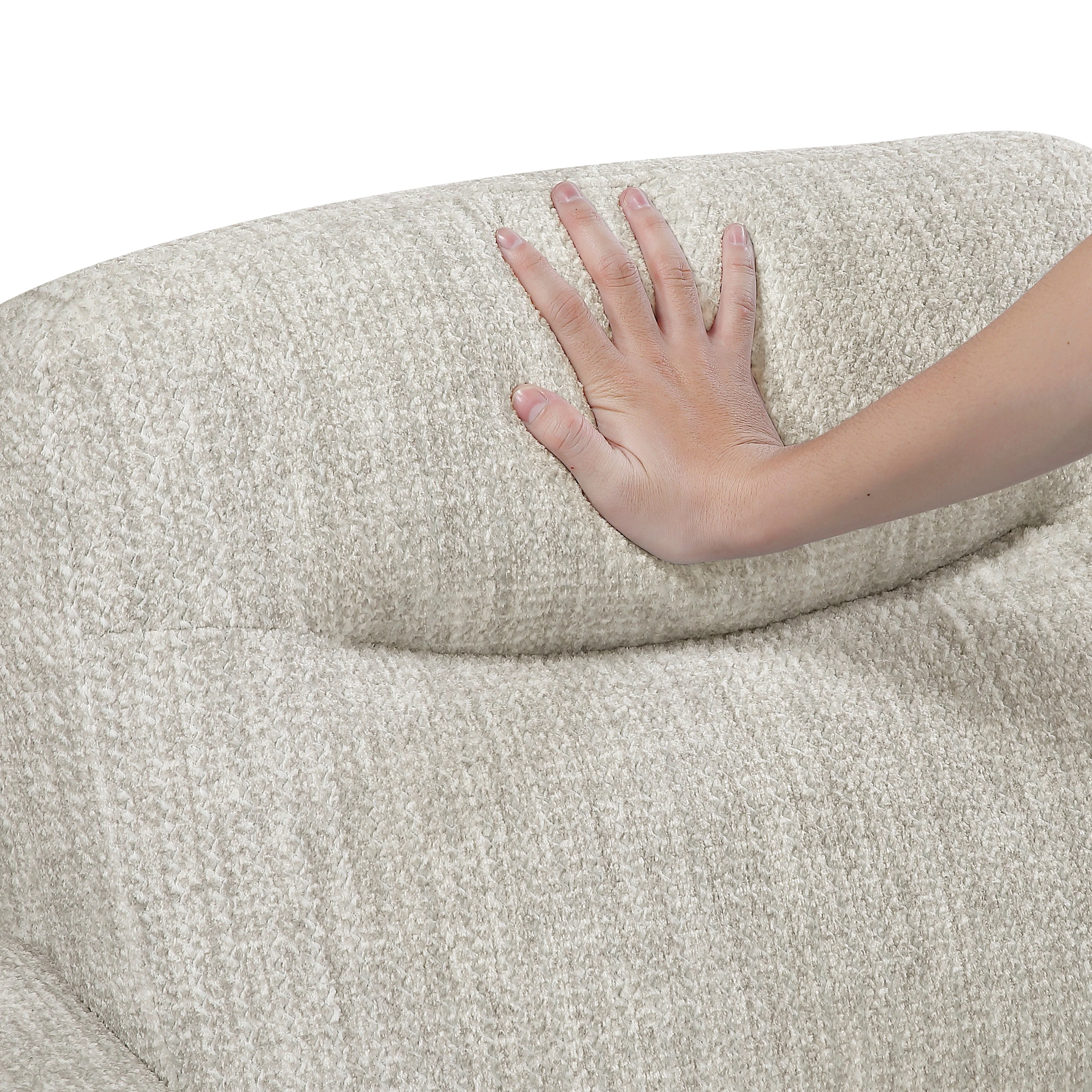 Linden Taupe Sofa & Loveseat - Image 8