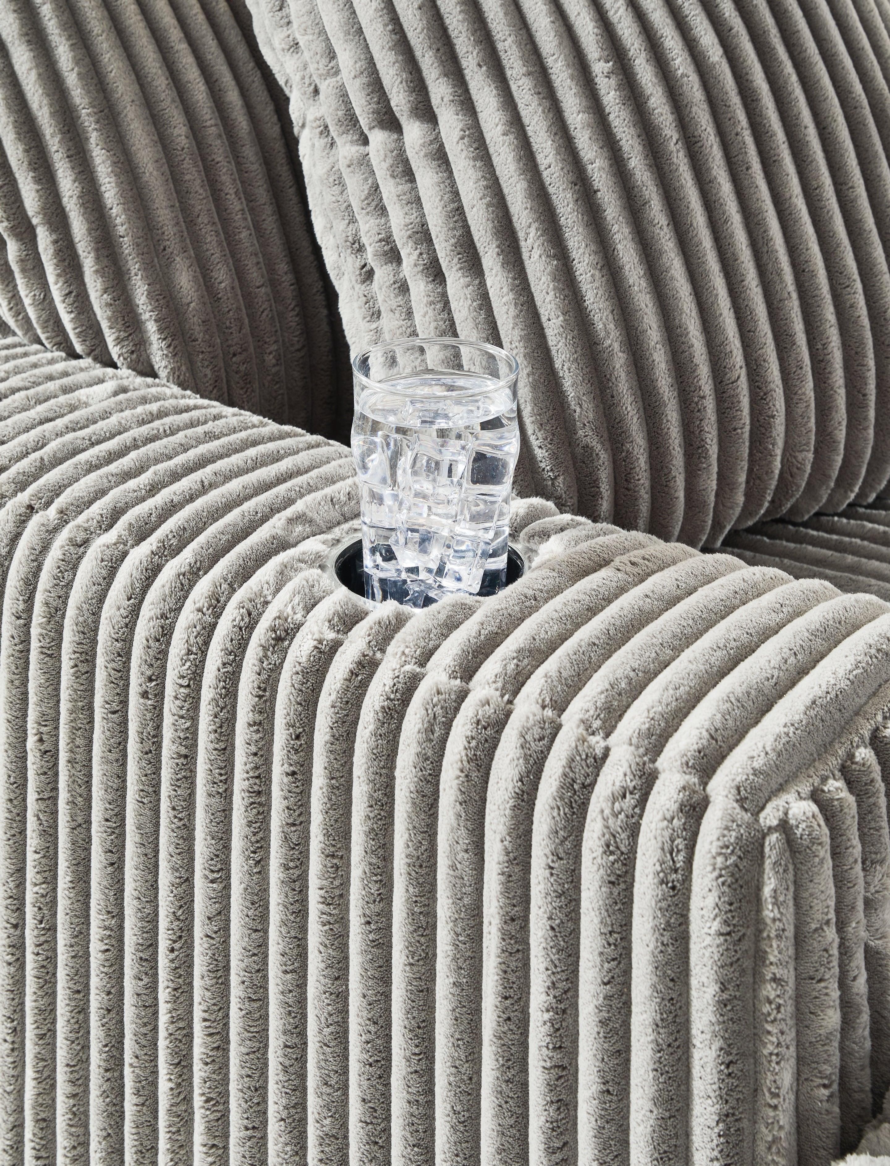 Lindyn Fog Oversized Chaise - Image 8