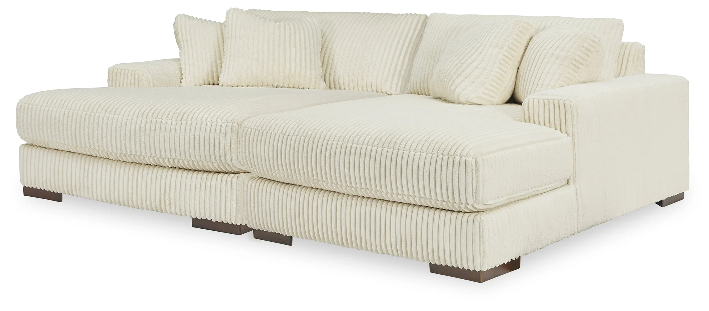 Lindyn Ivory 2-Piece Super Chaise