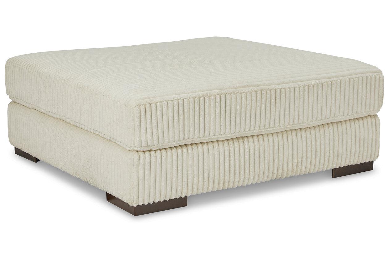 Lindyn Ivory Oversized Accent Ottoman - Image 2