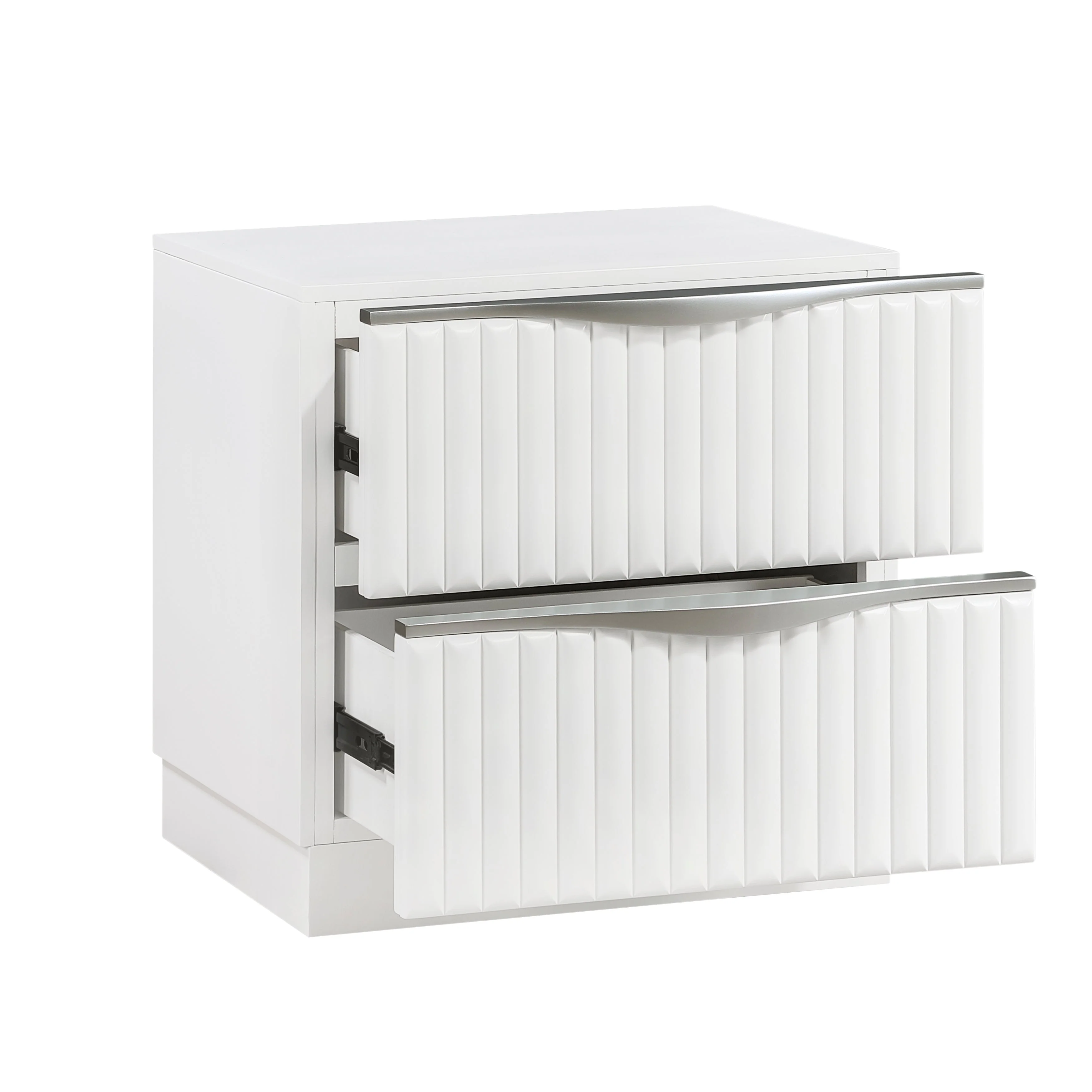 Linea Pearl White Panel Bedroom Set - Image 11