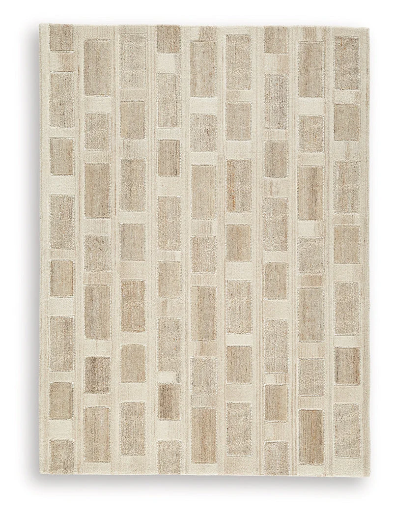 Lisgrove Tan/Brown/White Medium Rug - Image 2