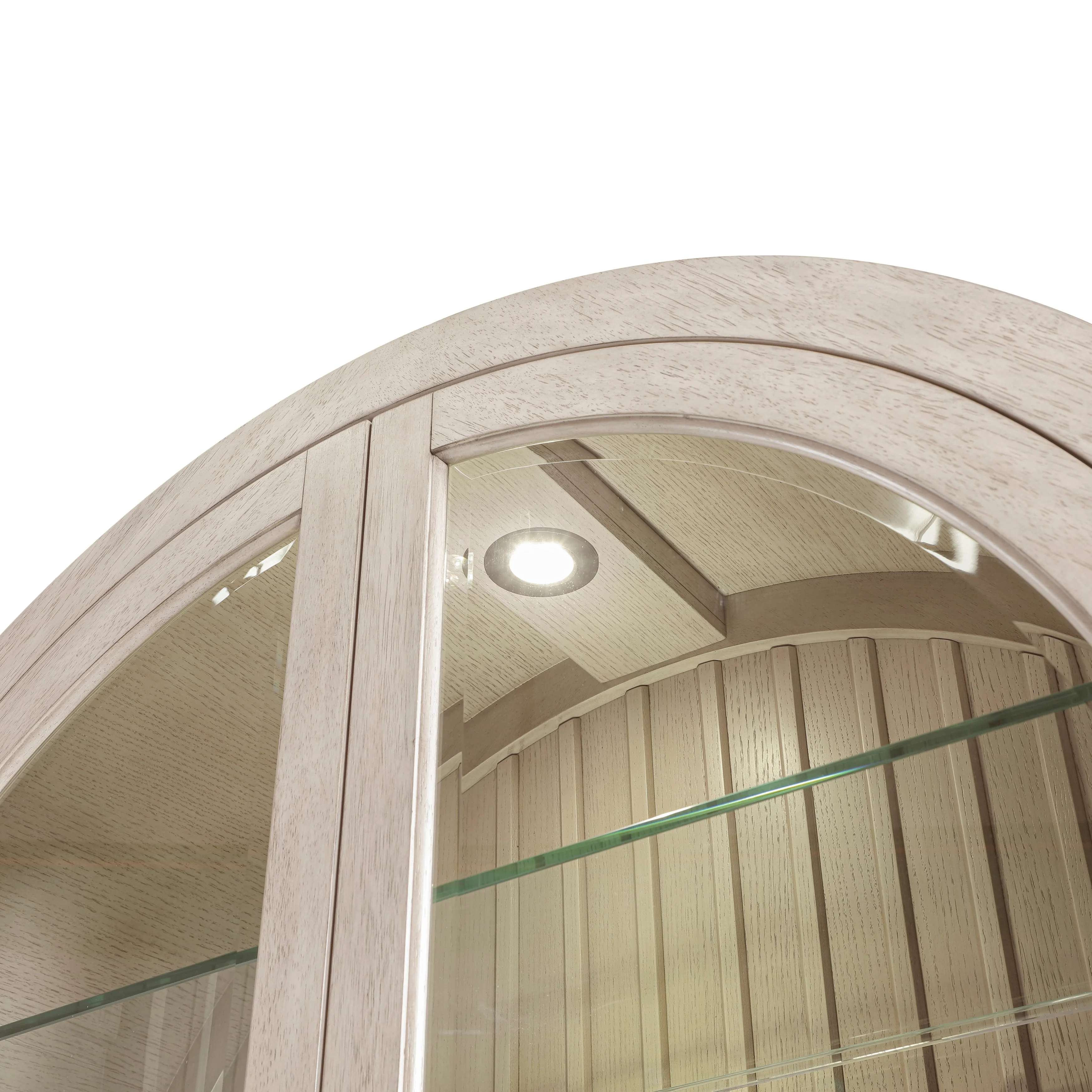 Lofton Light Gray Curio Cabinet - Image 4