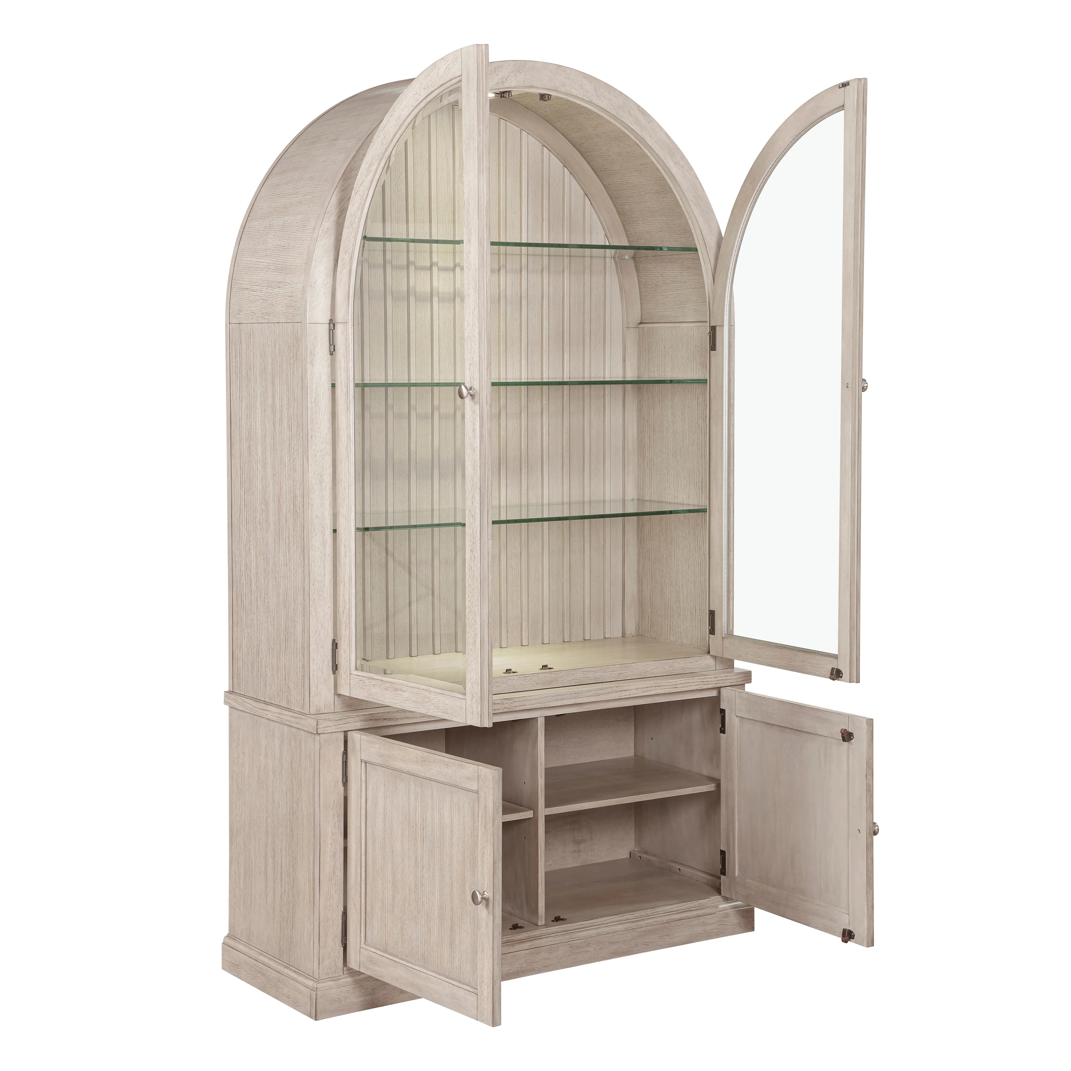 Lofton Light Gray Curio Cabinet - Image 5