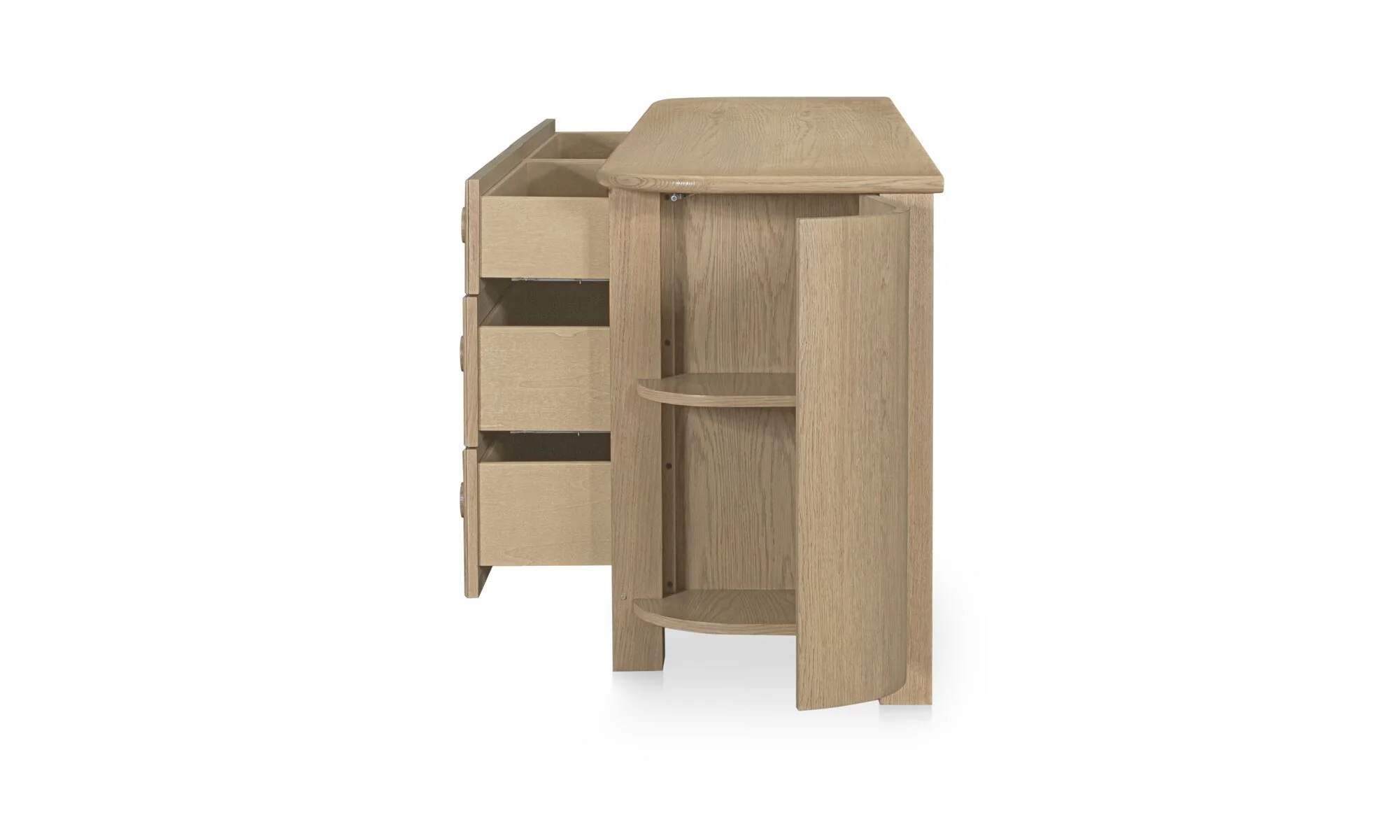 Loren 6 Drawer Dresser Natural - Image 6