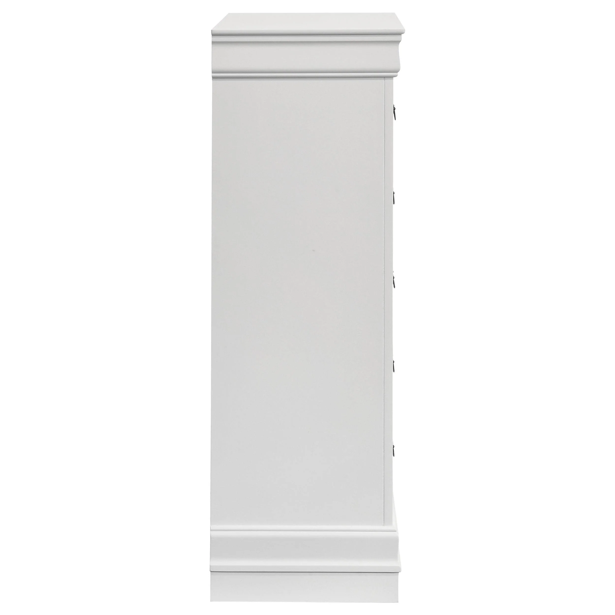 Louis Philippe 5-drawer Bedroom Chest White - Image 9