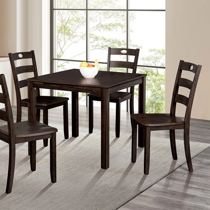 Lubbock Expresso 5-Piece Dining Room Set - Image 2