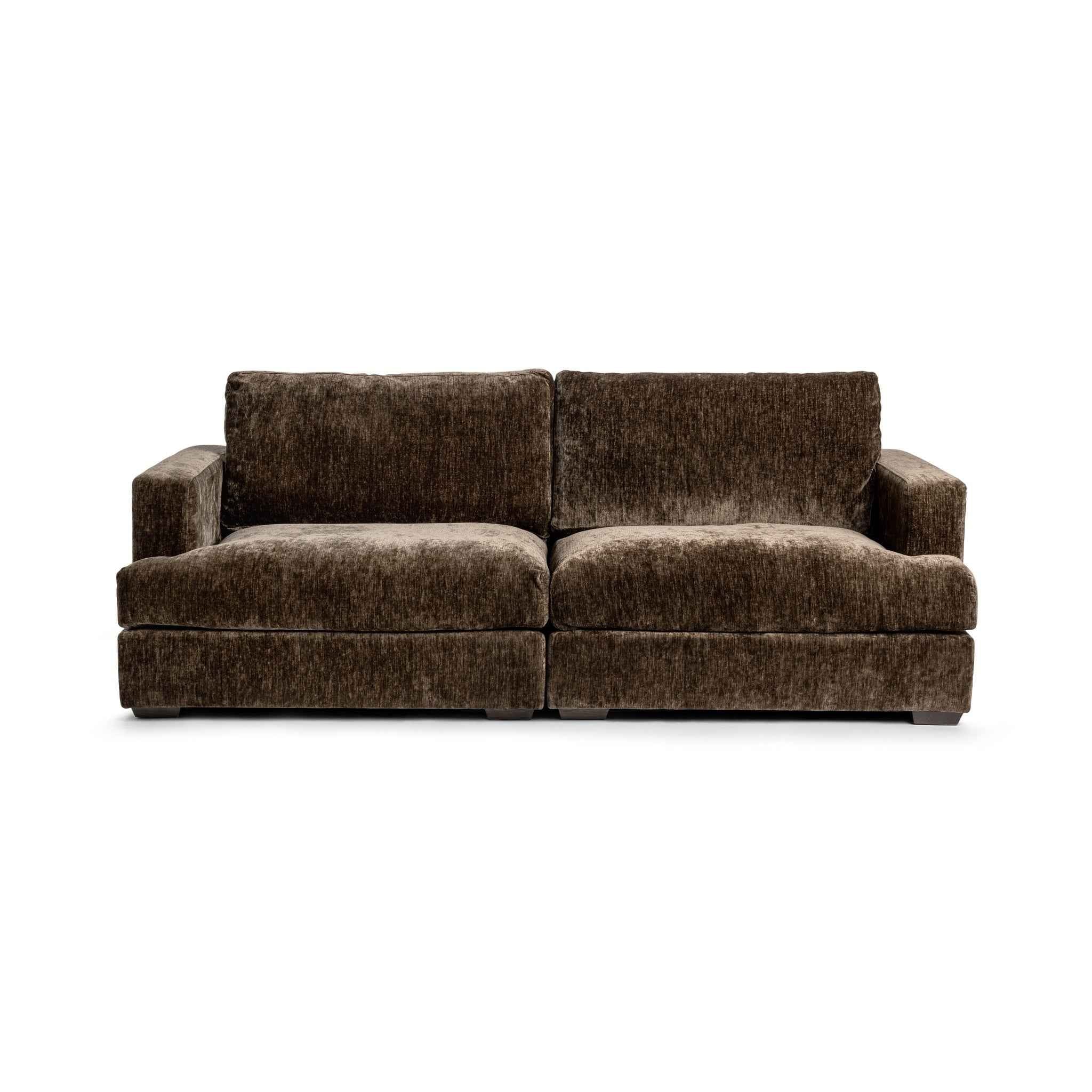 Ludwig 2pc Sofa - Mossed Brown