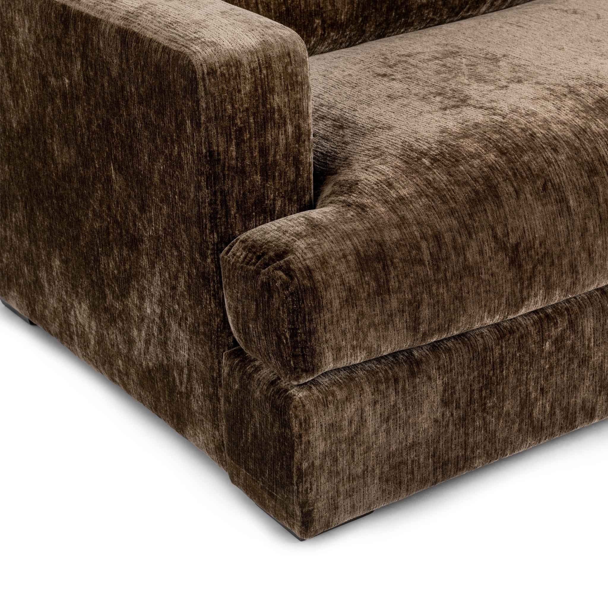 Ludwig 2pc Sofa - Mossed Brown - Image 4