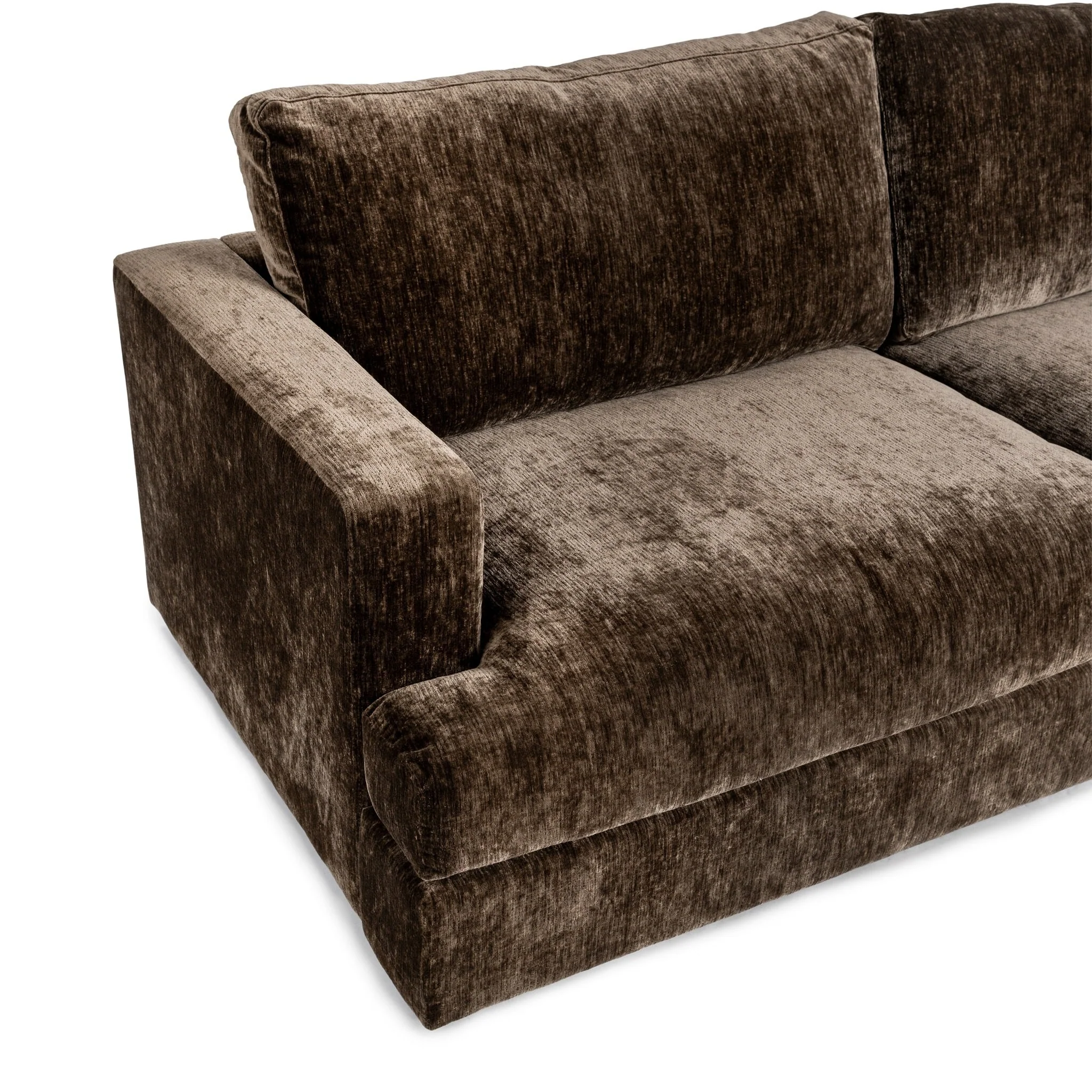 Ludwig 2pc Sofa - Mossed Brown - Image 5