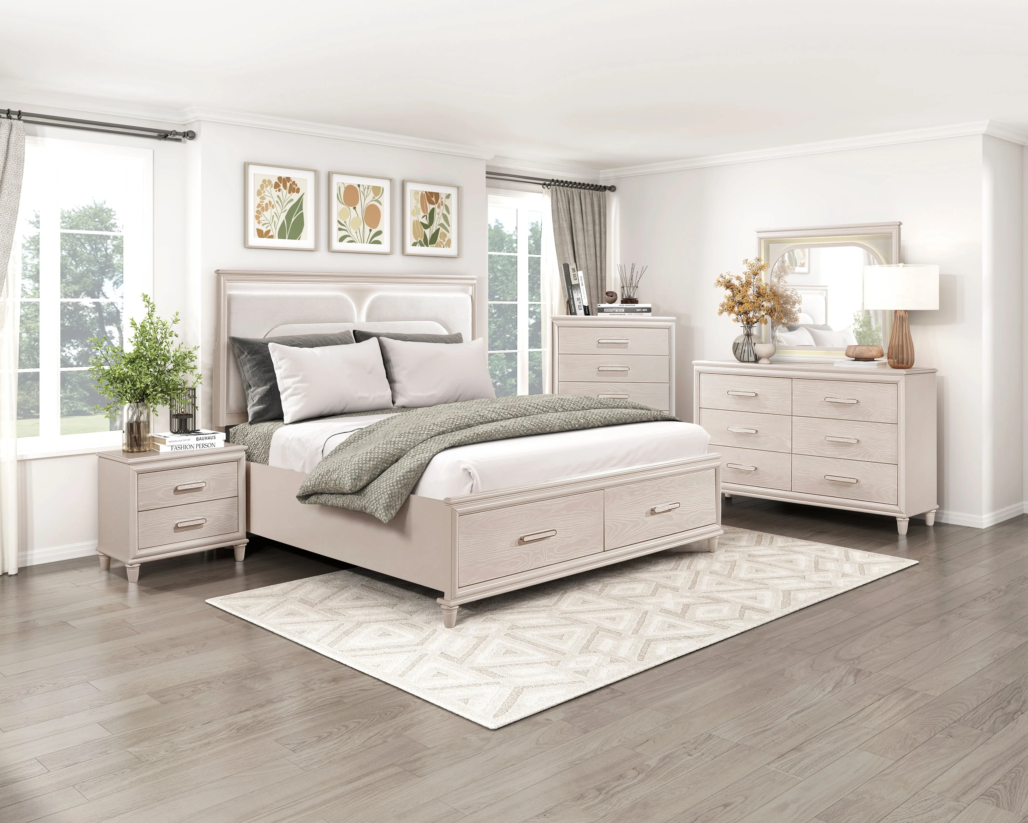 Lunaris Beige Dresser - Image 5