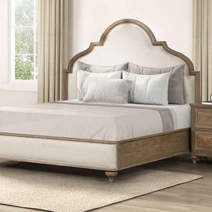 Lyris Rustic Oak 5-Piece Queen Bedroom Set - Image 2