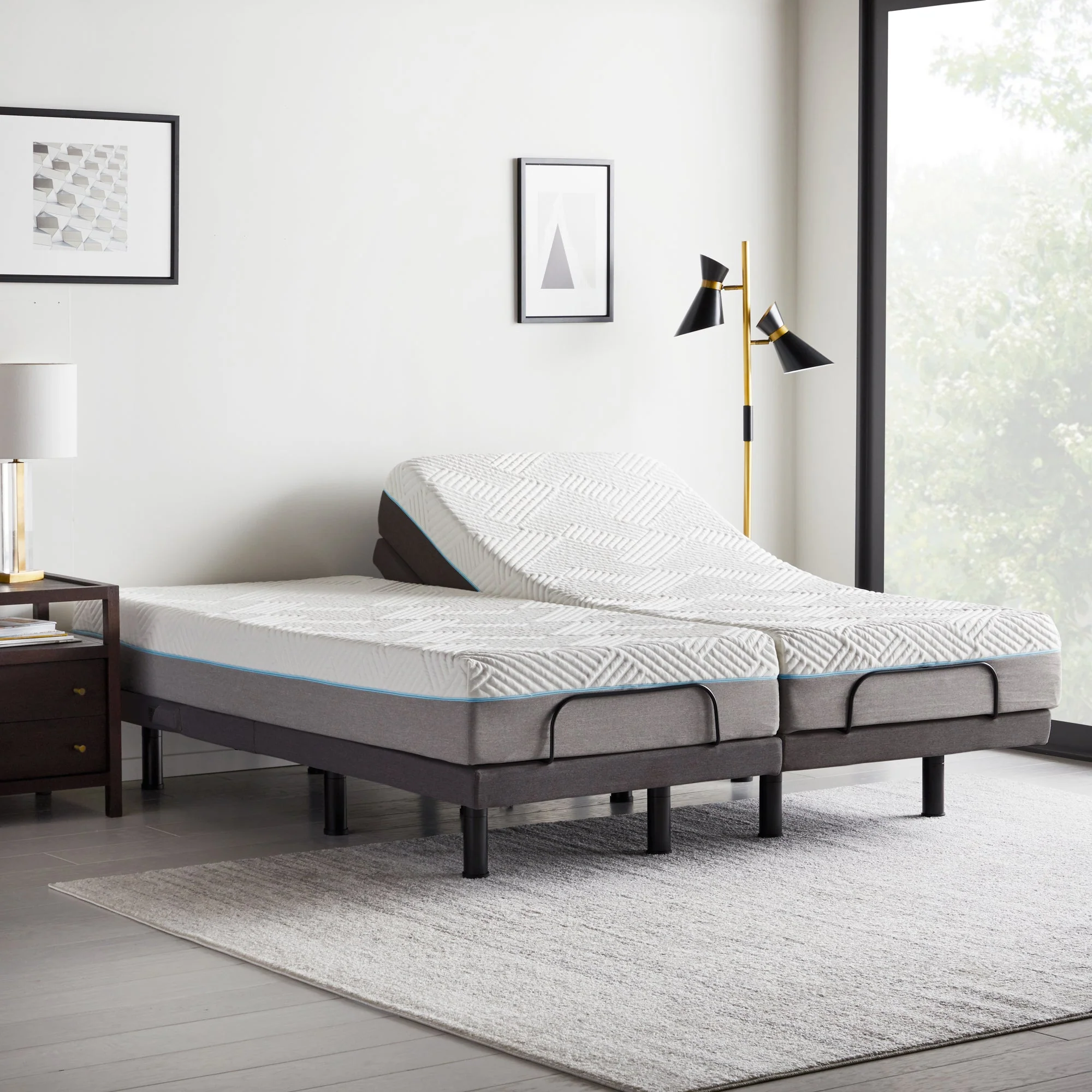 M555 Charcoal Split Cal King Adjustable Base - Image 4