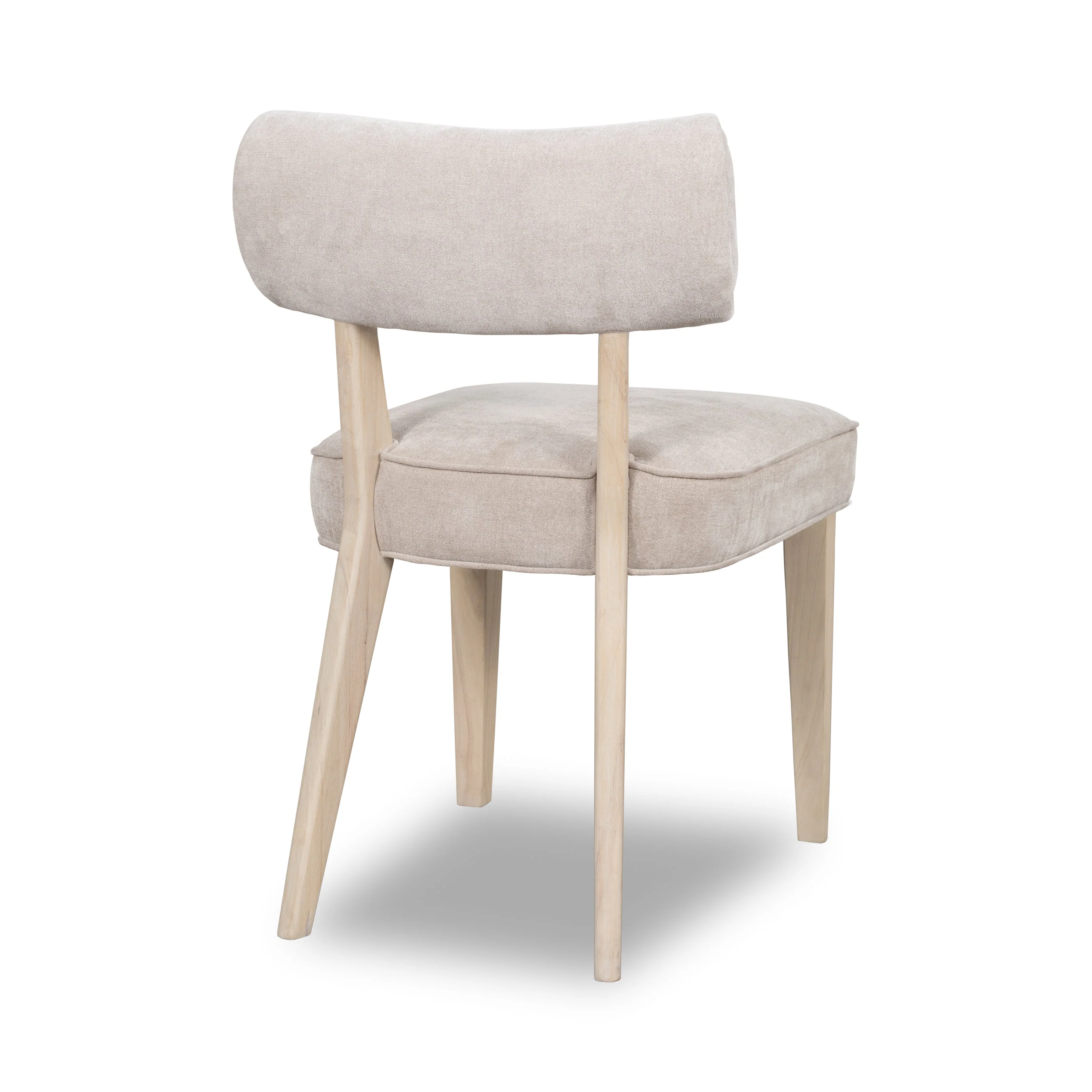 Magnolia Wood Frame Upholstered Dining Chair in Brown Sugar Chenille (Set of 2) - Image 8