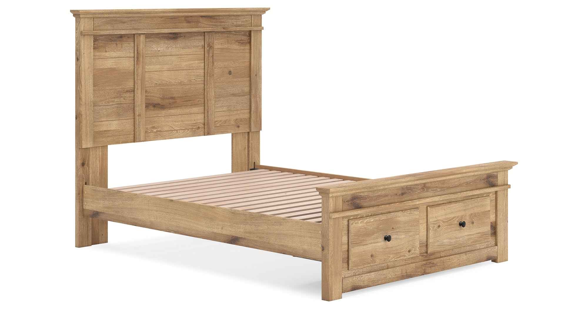 Makidern Tan Full Panel Storage Bed - Image 4
